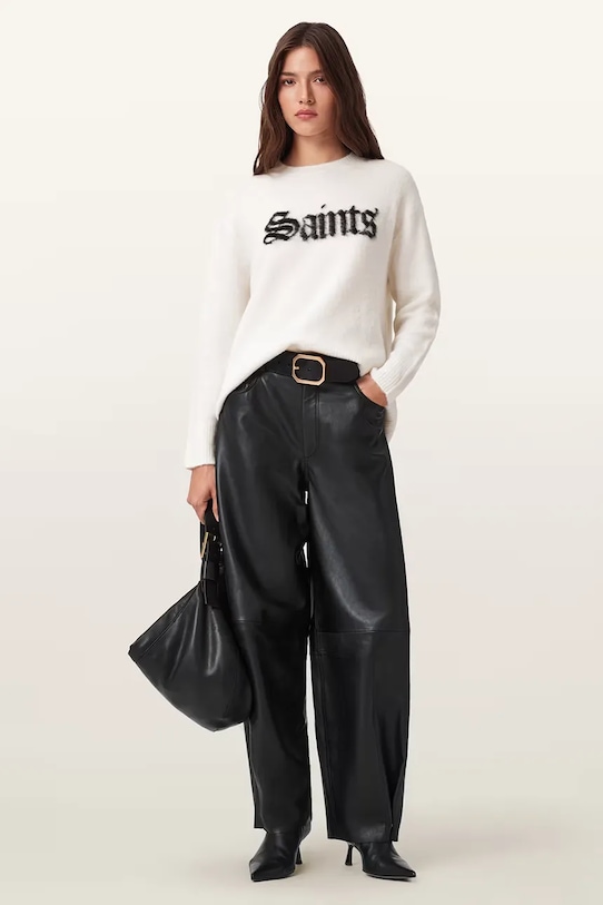 Пуловер с вълна AllSaints SAINTS W100KD