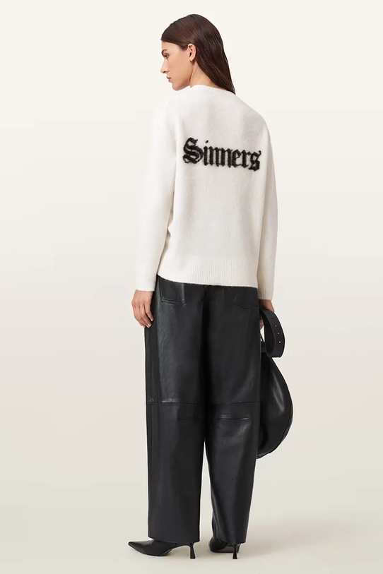 AllSaints pulover din amestec de lână SAINTS W100KD negru