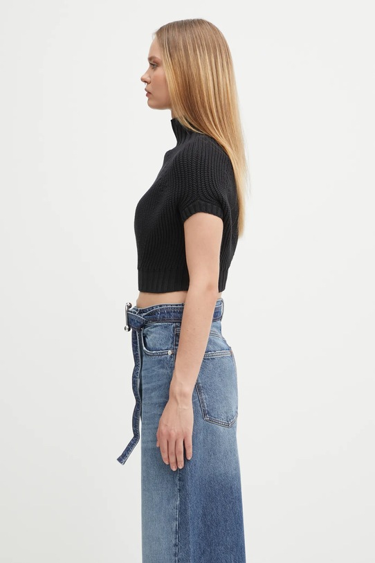 Sportmax sweter FULMINE 2522366031600 czarny AW25