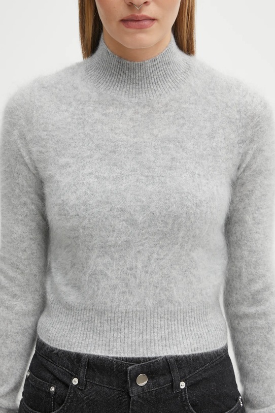 Sportmax sweter kaszmirowy GUBBIO szary 2522366052600