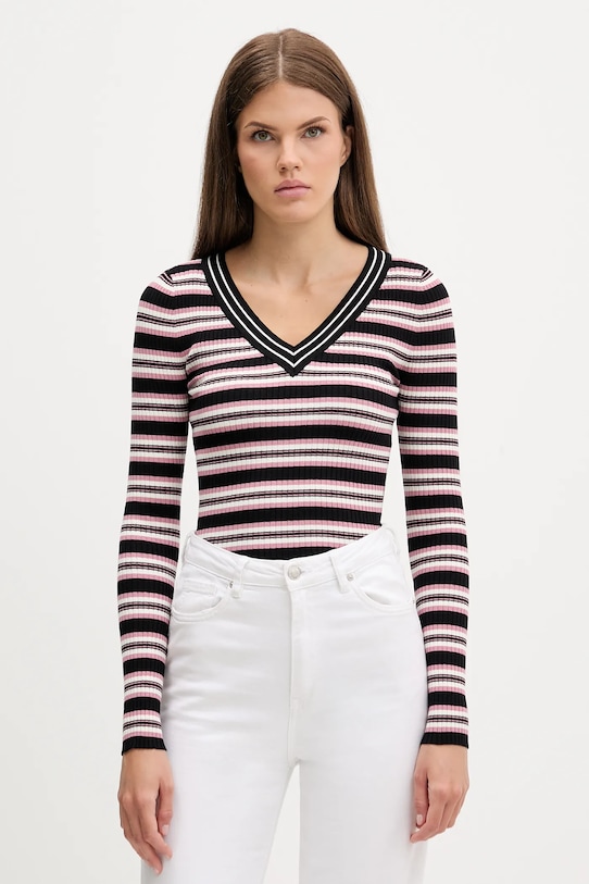 Guess Jeans pulover subtiri negru W5BR05.Z3P32