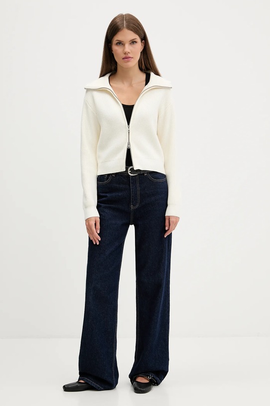 Guess Jeans kardigan W5BR06.Z0572 beżowy AW25
