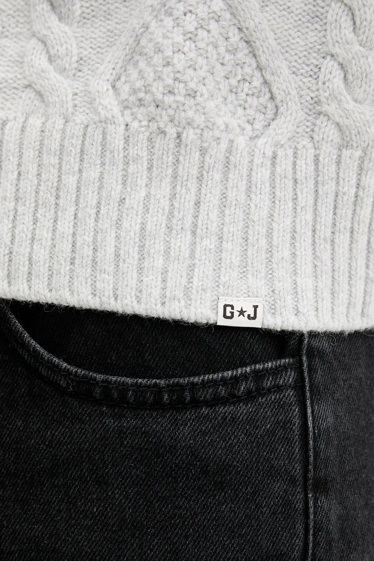 Guess Jeans sweter z dodatkiem wełny W5BR09.Z0561 szary