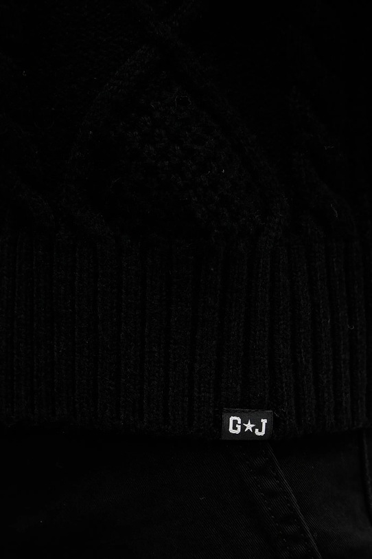 Guess Jeans sweter z dodatkiem wełny czarny W5BR09.Z0561