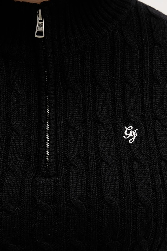 Guess Jeans pulover de bumbac W5BR13.Z3HM1 negru