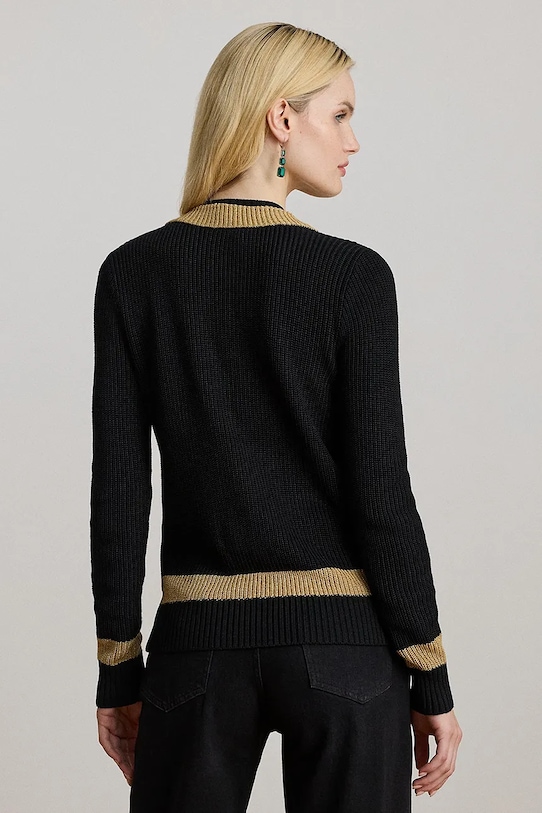 Πουλόβερ Lauren Ralph Lauren 200979666 μαύρο AW25