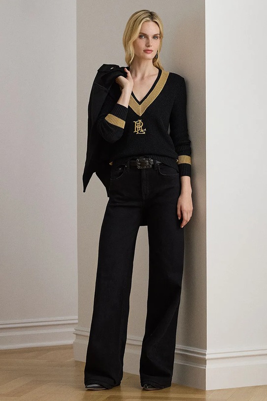 Ρούχα Πουλόβερ Lauren Ralph Lauren 200979666 μαύρο