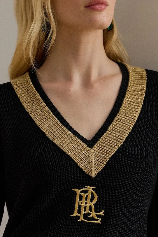 Πουλόβερ Lauren Ralph Lauren μαύρο 200979666