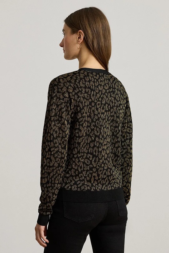 Πλεκτή ζακέτα Lauren Ralph Lauren 200979661 μαύρο AW25