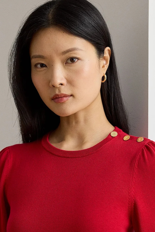 Lauren Ralph Lauren sweter czerwony 200980974