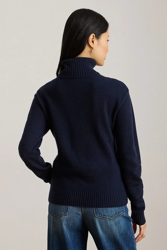 Lauren Ralph Lauren sweter kaszmirowy 200P03372 granatowy AW25