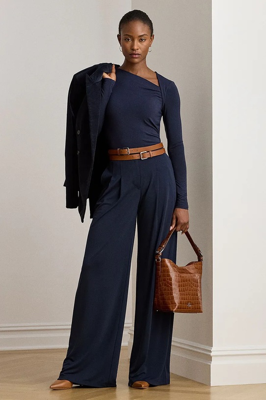 Odzież Lauren Ralph Lauren sweter 200980153 granatowy