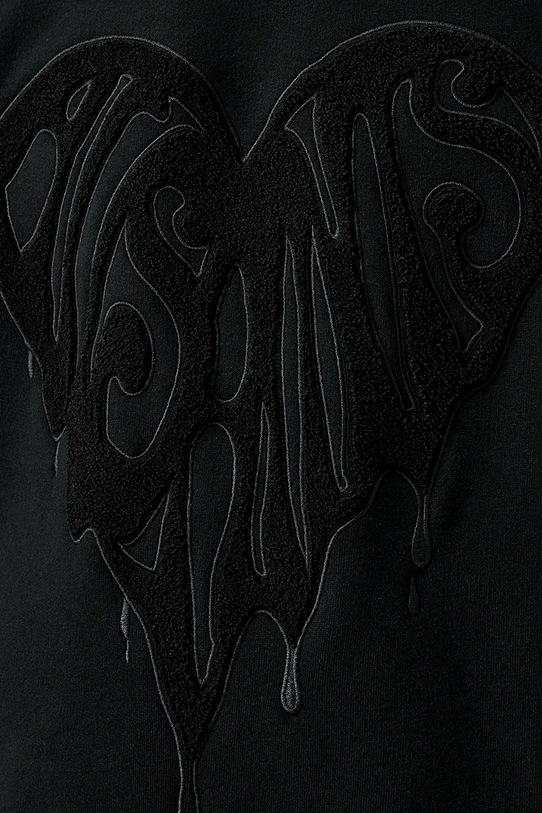 AllSaints sweter bawełniany TRIP W032JD czarny AW25