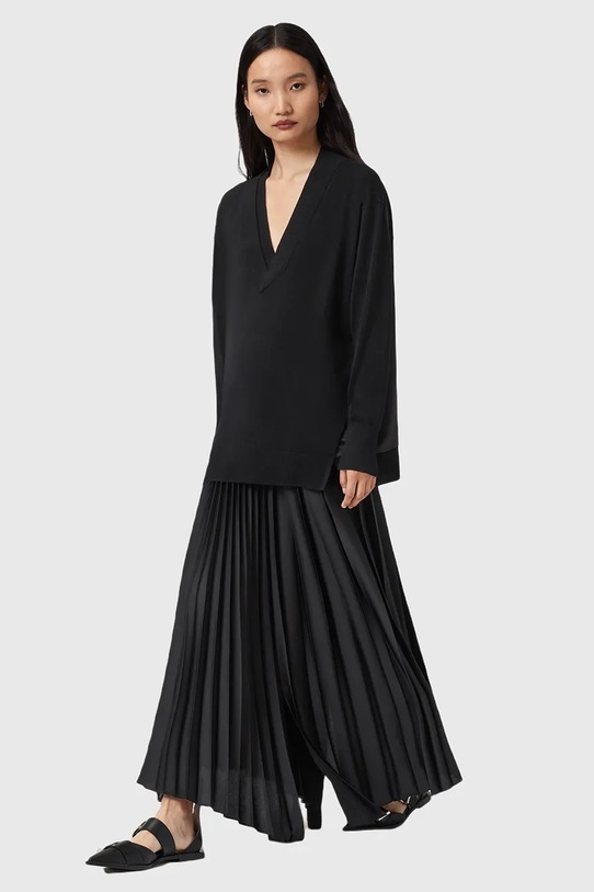AllSaints sweter z dodatkiem wełny BERN W050KD