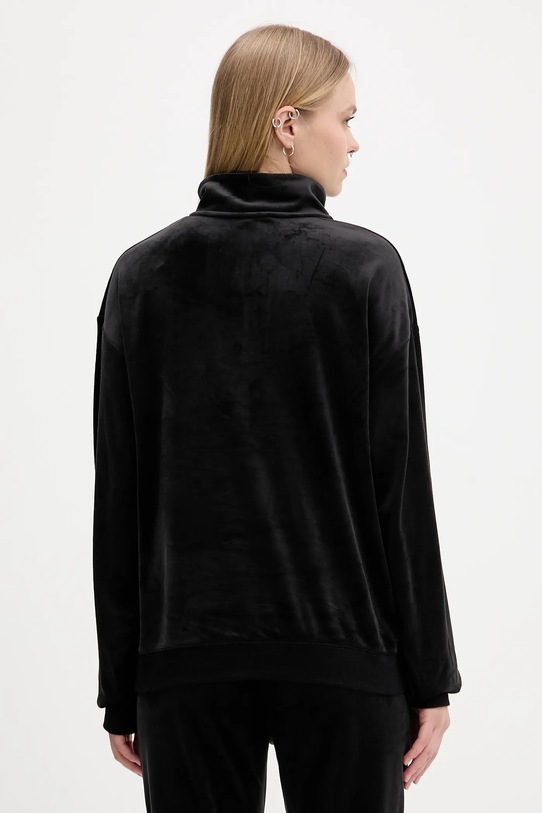 Juicy Couture bluza welurowa JCBAS224810 czarny AW25