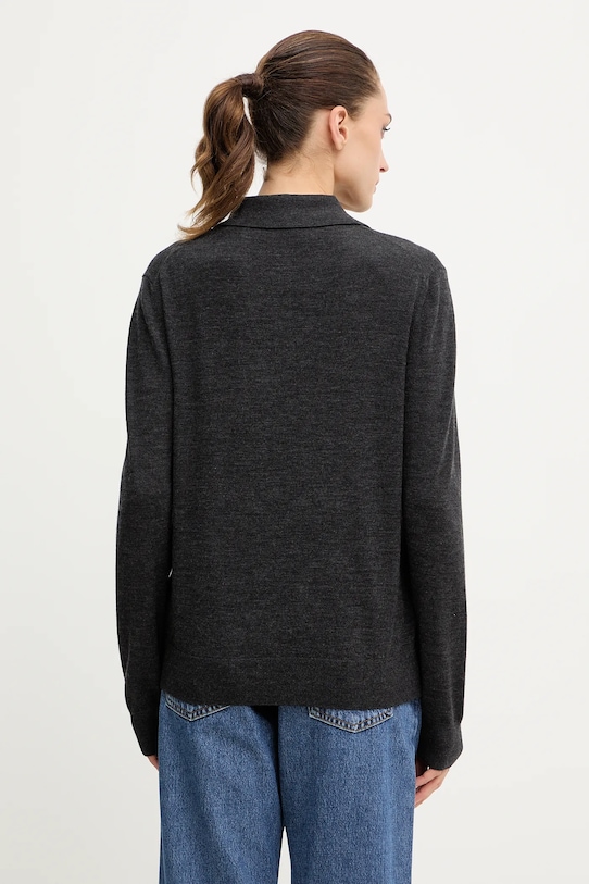 Odzież Miss Sixty sweter wełniany 6S1RJ37300 szary