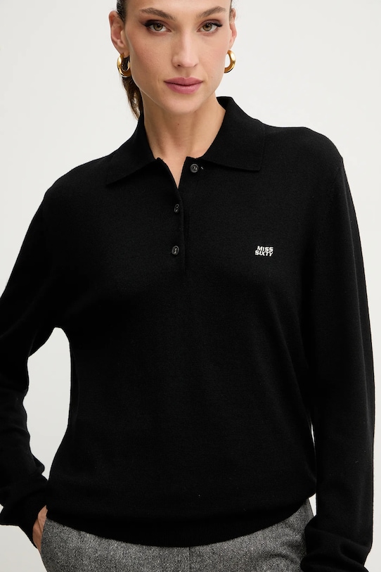 Miss Sixty pulover de lână negru 6S1RJ37300