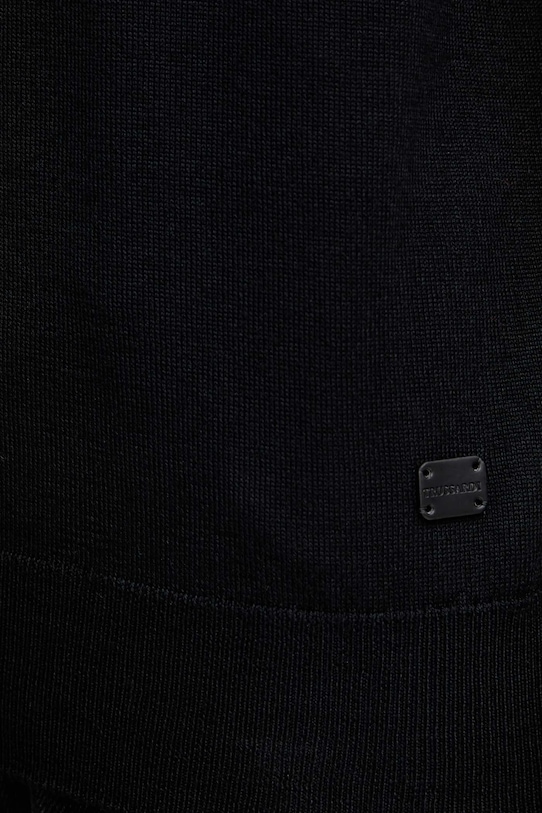 Trussardi sweter wełniany M0106001164N czarny