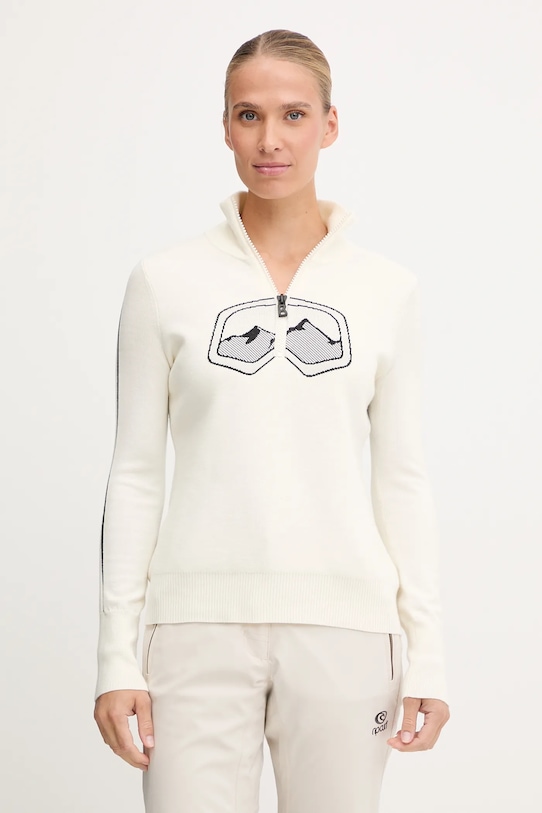 BOGNER Fire+Ice pulover din amestec de lână AZRA subtiri bej 84538499