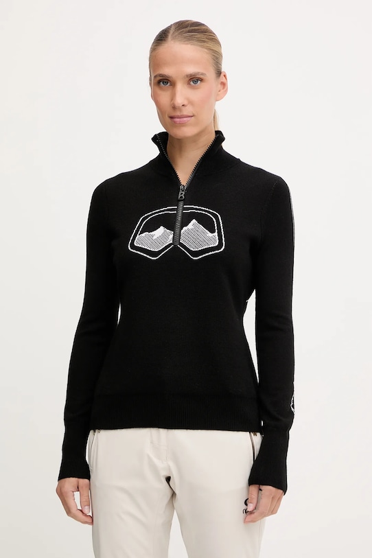 Светр із додаванням вовни BOGNER Fire+Ice AZRA тонкий чорний 84538499