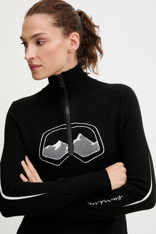 BOGNER Fire+Ice sweter z dodatkiem wełny AZRA czarny 84538499