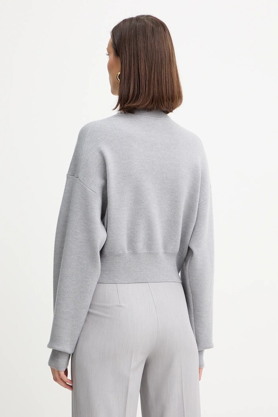 Odzież Victoria Beckham sweter z dodatkiem wełny 1425KJU006610B szary