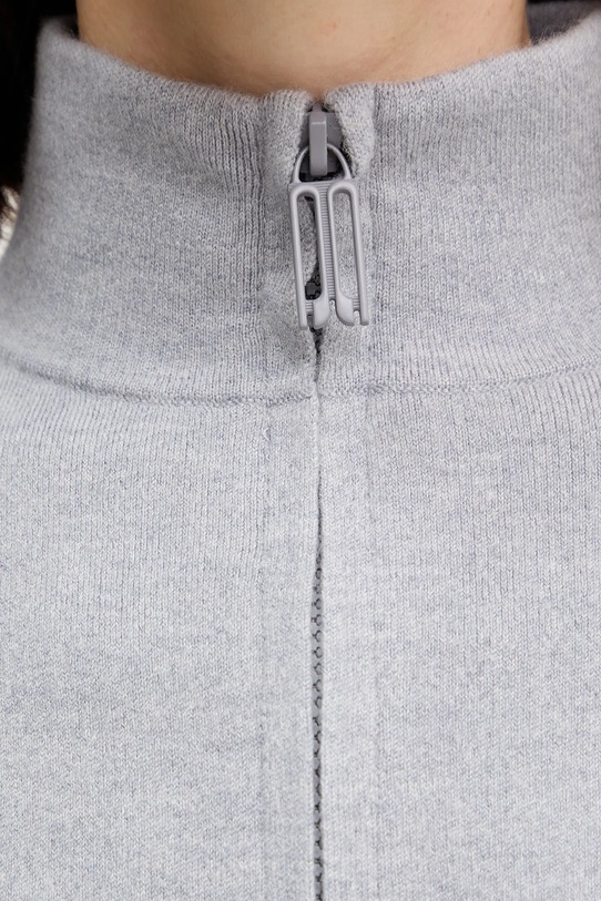 Victoria Beckham sweter z dodatkiem wełny 1425KJU006610B szary