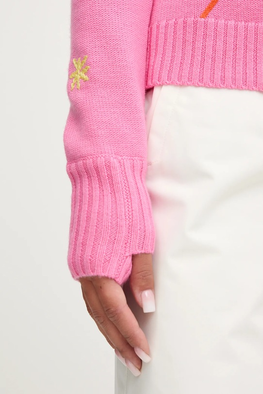 Rossignol sweter wełniany JCC różowy RLNWO17