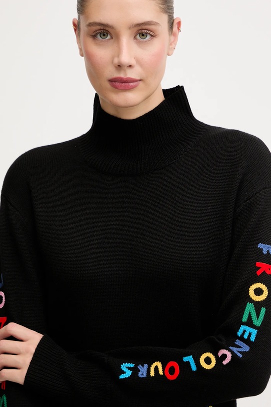 Rossignol sweter wełniany JCC czarny RLOWO02