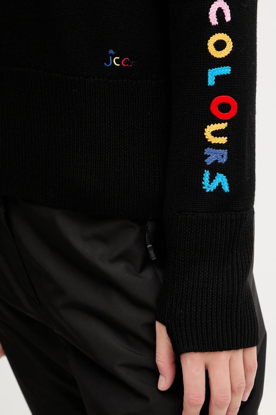 Rossignol sweter wełniany JCC RLOWO02 czarny