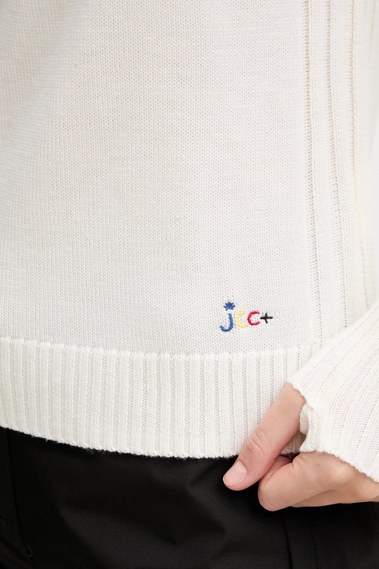 Rossignol sweter wełniany JCC RLOWO03 beżowy