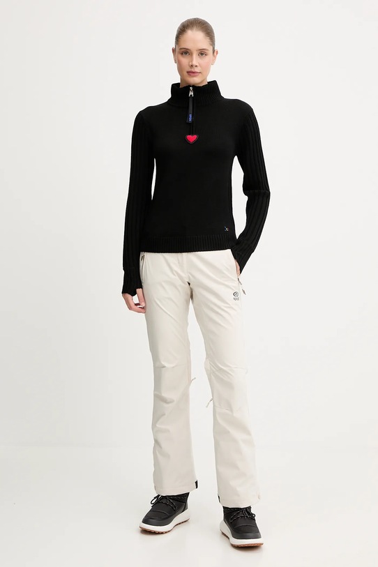 Rossignol sweter wełniany JCC RLOWO03 czarny AW25