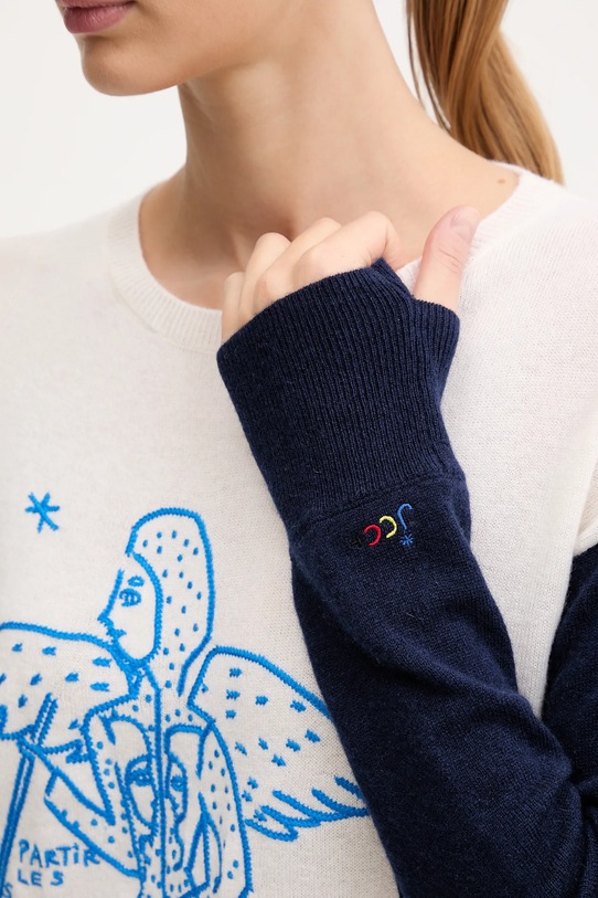 Rossignol sweter wełniany JCC RLOWO09 beżowy