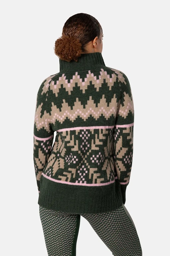 Kari Traa sweter AMELIA 623605 zielony AW25