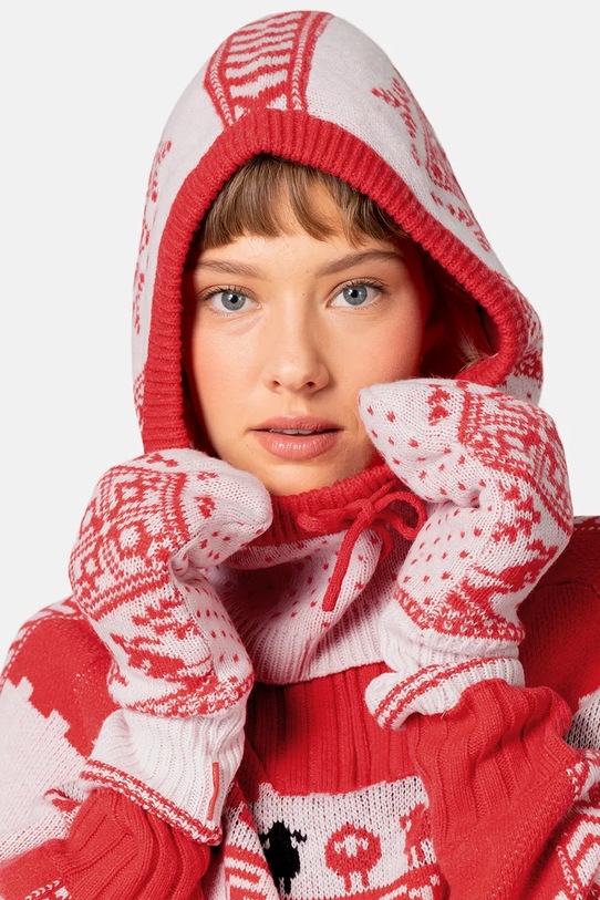 Kari Traa sweter z dodatkiem wełny SAGA różowy 623841