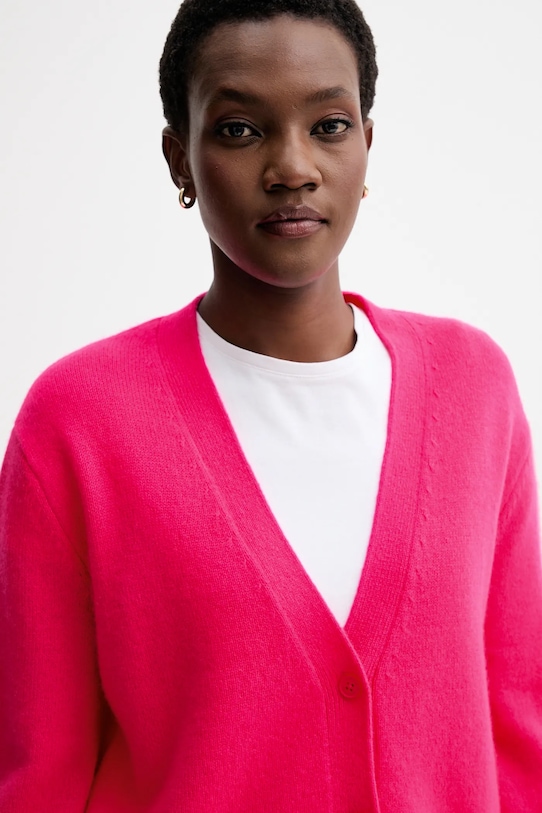 Кашемировый кардиган FROM FUTURE розовый WPC01617