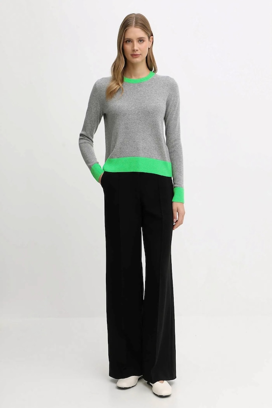 FROM FUTURE sweter kaszmirowy WPR00311 szary AW25