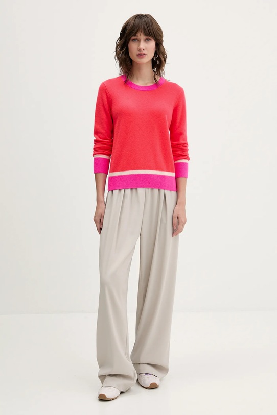 FROM FUTURE sweter kaszmirowy WPR01366 czerwony AW25