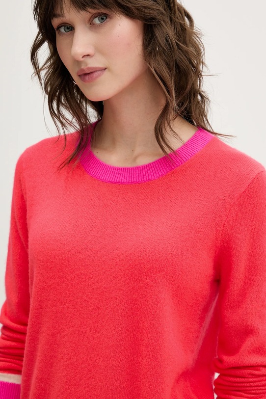 FROM FUTURE sweter kaszmirowy czerwony WPR01366