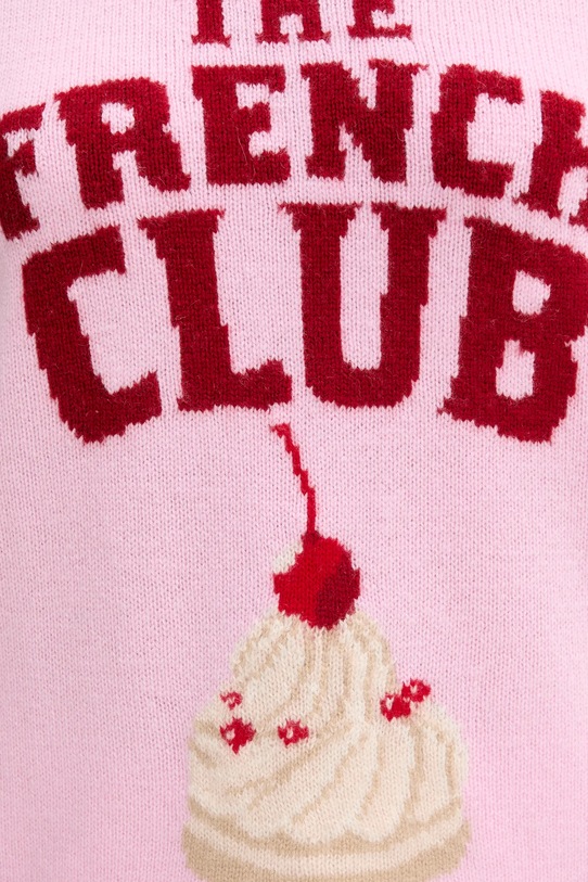 FROM FUTURE sweter kaszmirowy WPR03280 różowy