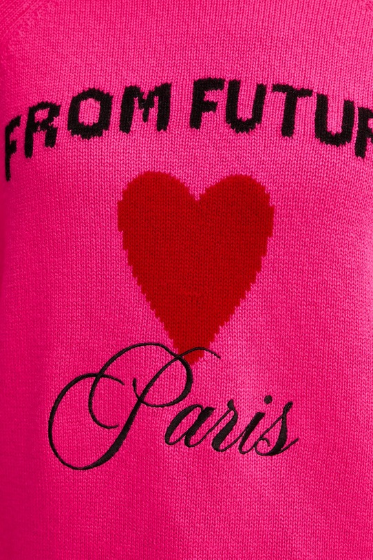 FROM FUTURE sweter kaszmirowy WPR03340 różowy
