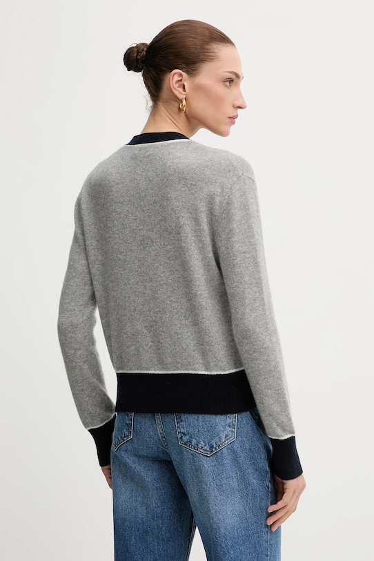 Odzież FROM FUTURE kardigan kaszmirowy WPC03361 szary