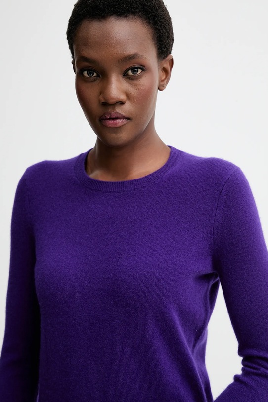 FROM FUTURE sweter kaszmirowy fioletowy WPR00019