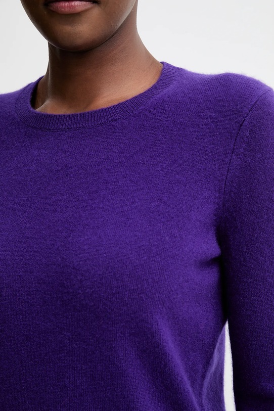 FROM FUTURE sweter kaszmirowy WPR00019 fioletowy