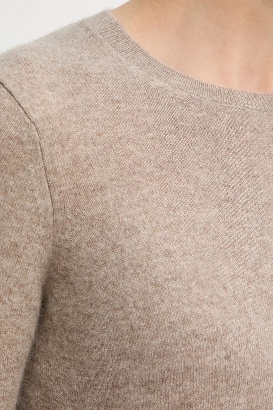 FROM FUTURE sweter kaszmirowy WPR00019 brązowy