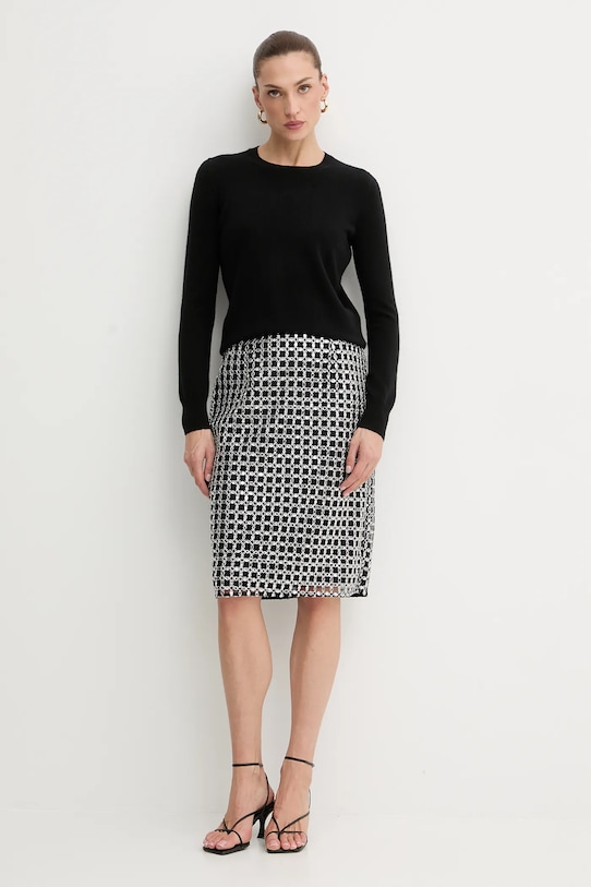 Kašmírový sveter FROM FUTURE WPR00019 čierna AW25