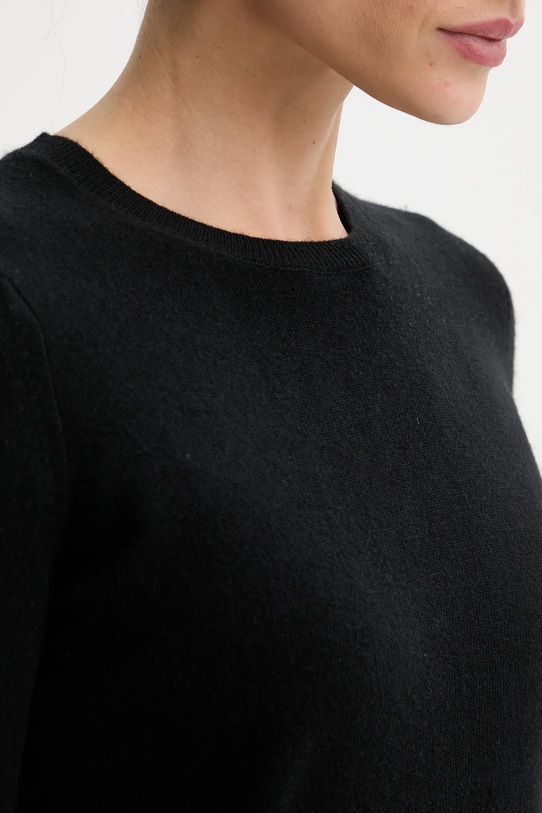 Kašmírový sveter FROM FUTURE WPR00019 čierna