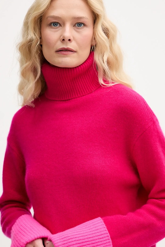 FROM FUTURE sweter kaszmirowy różowy WPL02189