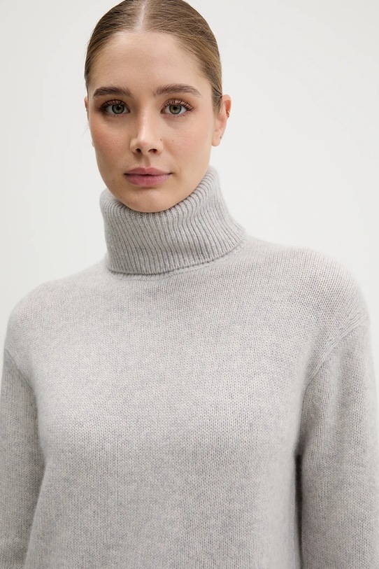 Кашемировый свитер FROM FUTURE серый WPL02189