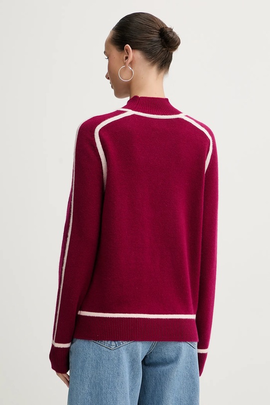 Odzież FROM FUTURE sweter kaszmirowy WPM02443 różowy